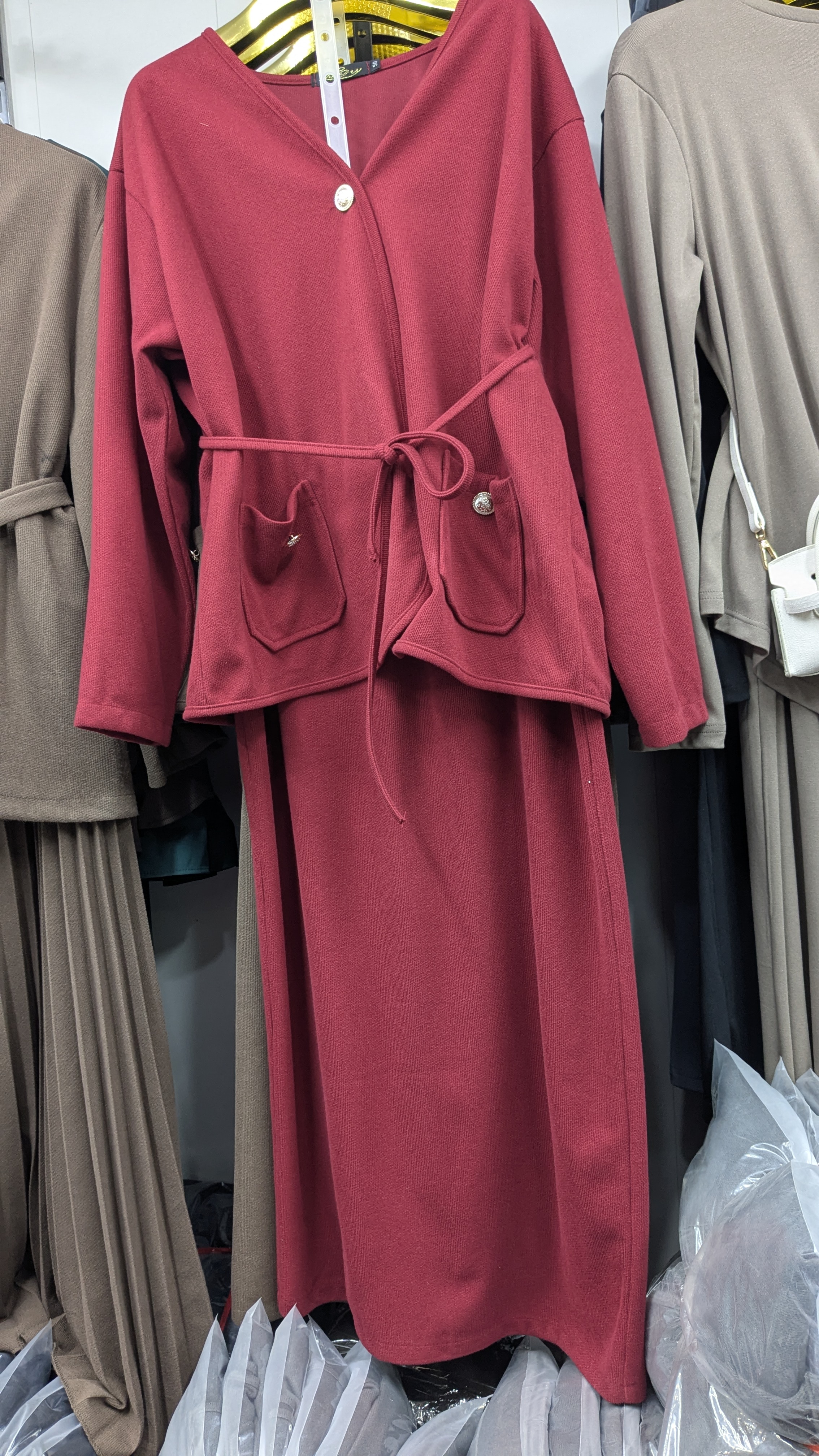 Красное платье - до обработки